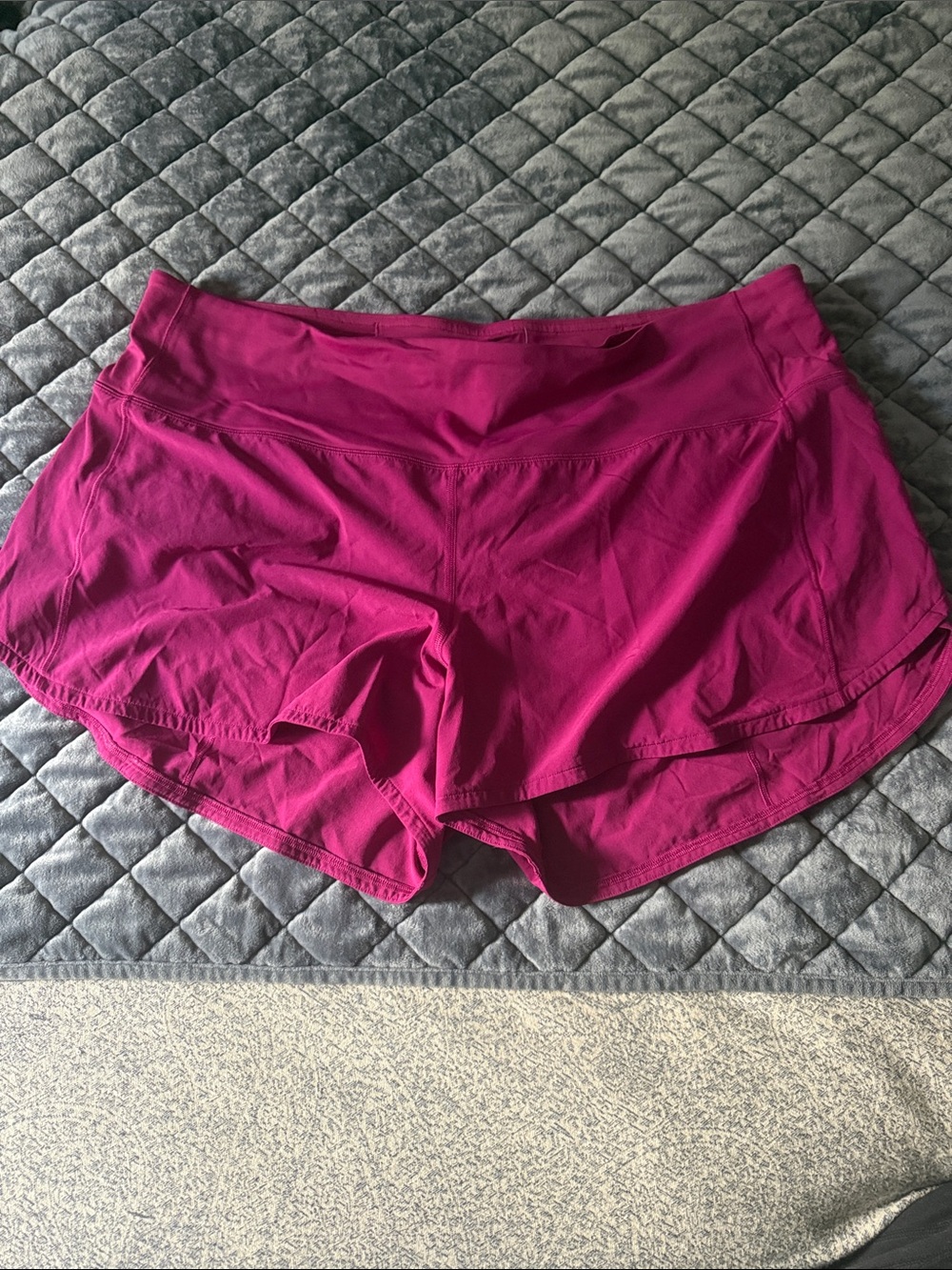 Women’s Lululemon Magenta Athletic Shorts - Comfortable Run & Workout Shorts